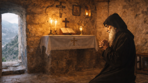 Aprenda com São Charbel Makhlouf como intensificar sua conversão no fim da Quaresma através do silêncio, da penitência autêntica e da centralidade na Eucaristia.